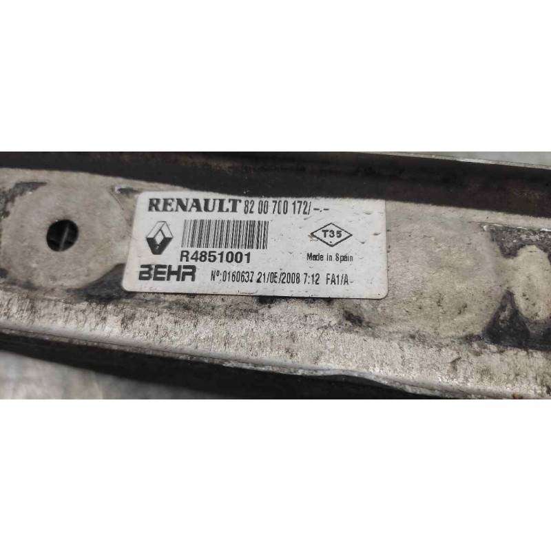 Recambio de intercooler para renault scenic ii authentique referencia OEM IAM 8200700172 2