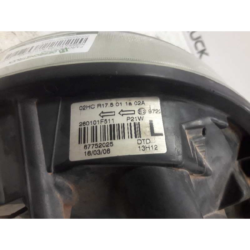 Recambio de faro derecho para nissan micra (k11) comfort referencia OEM IAM - Negro 3