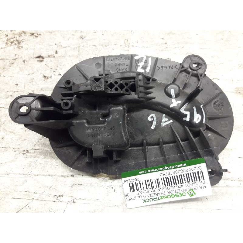 Recambio de maneta interior trasera izquierda para peugeot 406 berlina (s1/s2) st referencia OEM IAM 9642248777 2
