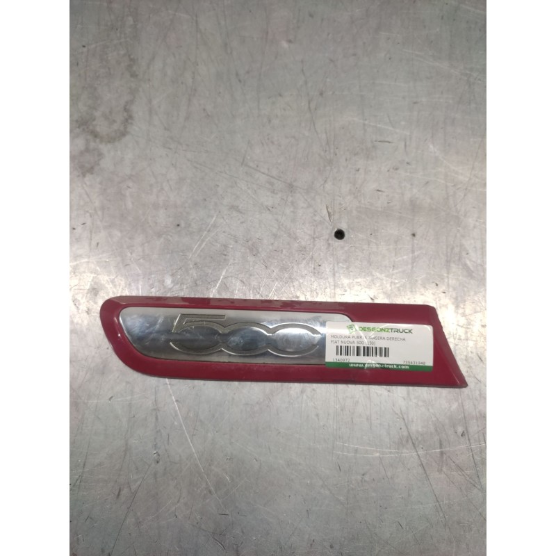 Recambio de moldura puerta trasera derecha para fiat nuova 500 (150) blackjack referencia OEM IAM 735431948  