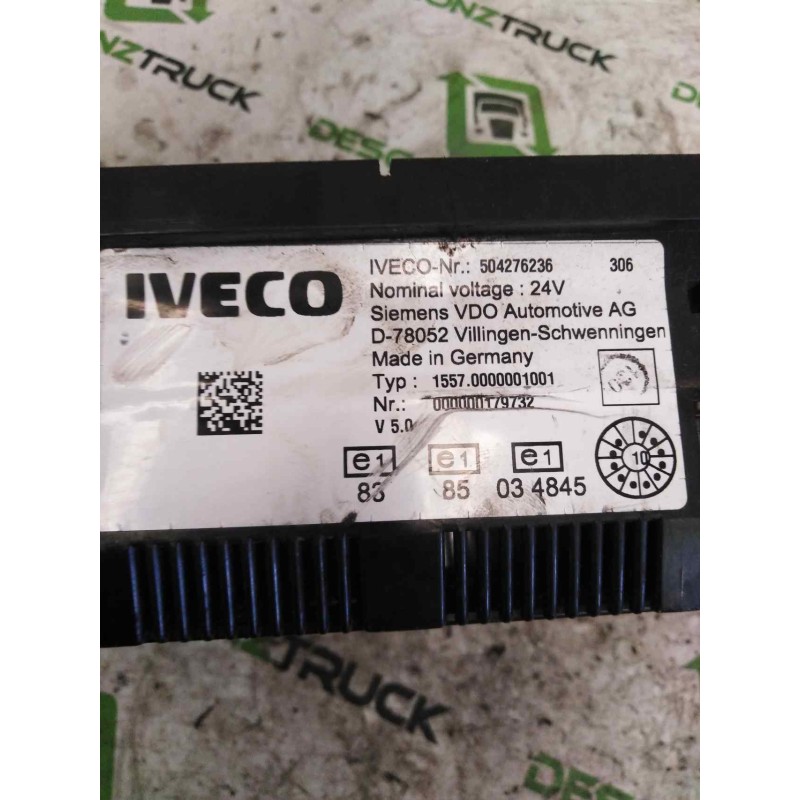 Recambio de cuadro instrumentos para iveco stralis (as) fsa t / fp lt 4x2 gran espacio referencia OEM IAM 504276236 2