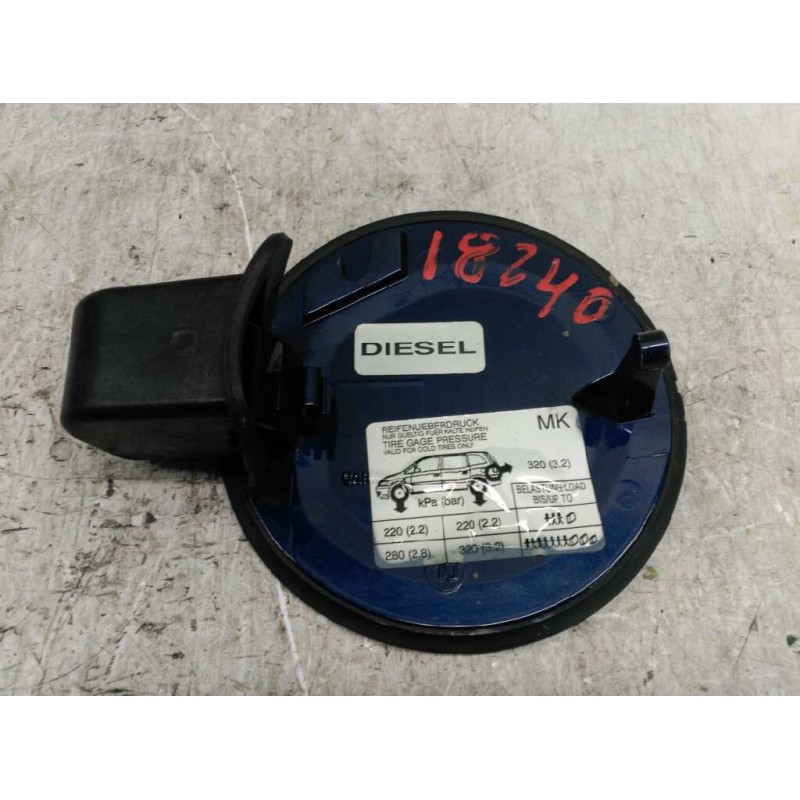 Recambio de tapa exterior combustible para opel zafira a blue line referencia OEM IAM 5806143 - Azul 2