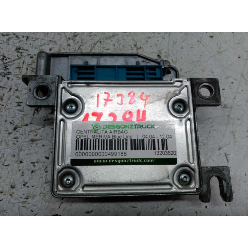 Recambio de centralita airbag para opel meriva blue line referencia OEM IAM 13203620 327963935 3
