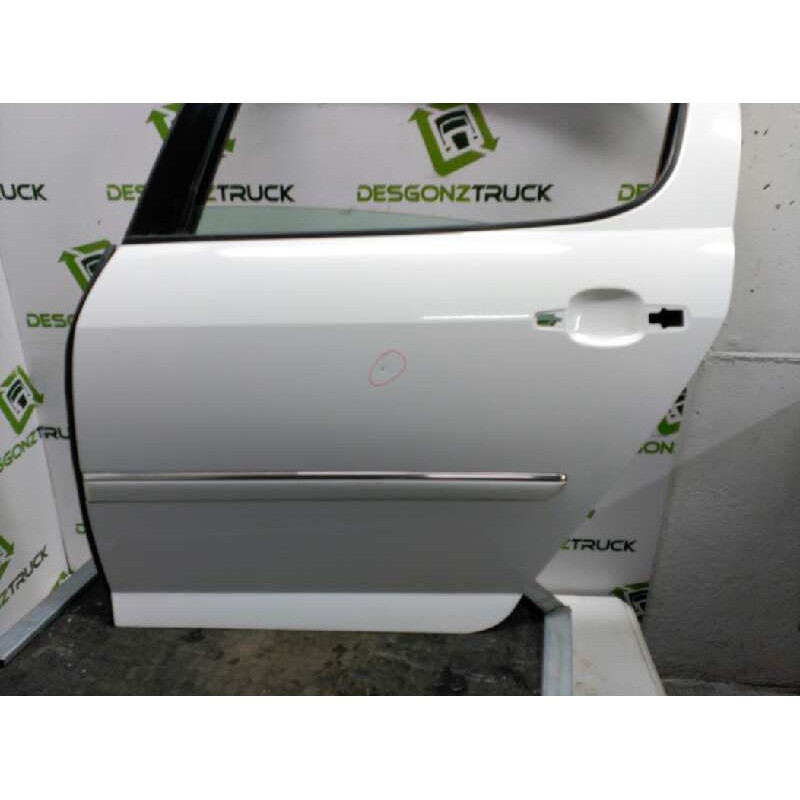 Recambio de puerta trasera izquierda para peugeot 407 sport referencia OEM IAM - Blanco 3