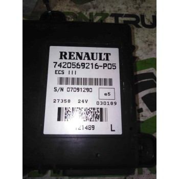 Recambio de modulo electronico para renault magnum ab 2005 12.8 diesel referencia OEM IAM 7420569216  CENTRALITA ECS