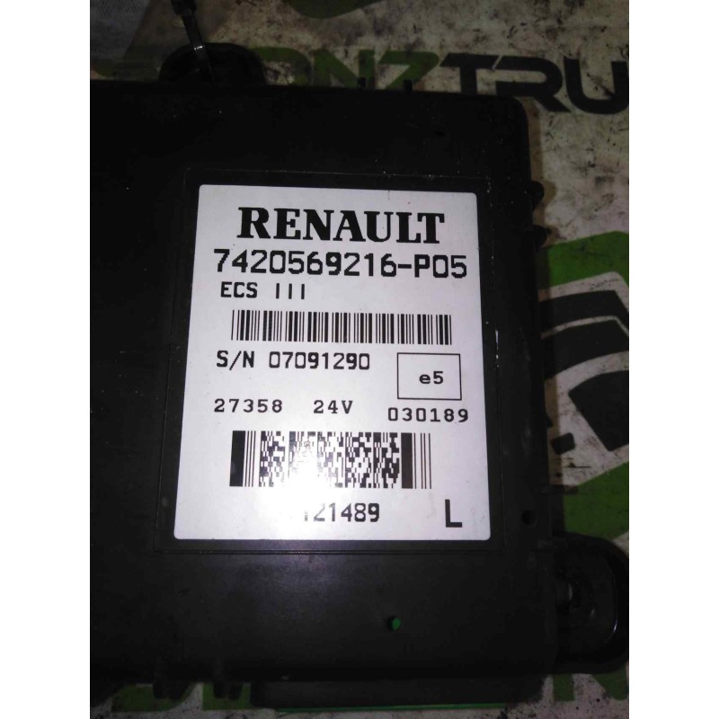 Recambio de modulo electronico para renault magnum ab 2005 12.8 diesel referencia OEM IAM 7420569216  CENTRALITA ECS - Azul 2