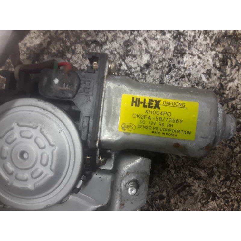 Recambio de elevalunas delantero derecho para kia carens 2.0 crdi ex monovolumen referencia OEM IAM 0K2FA587256Y 2 PINS - Gris 2