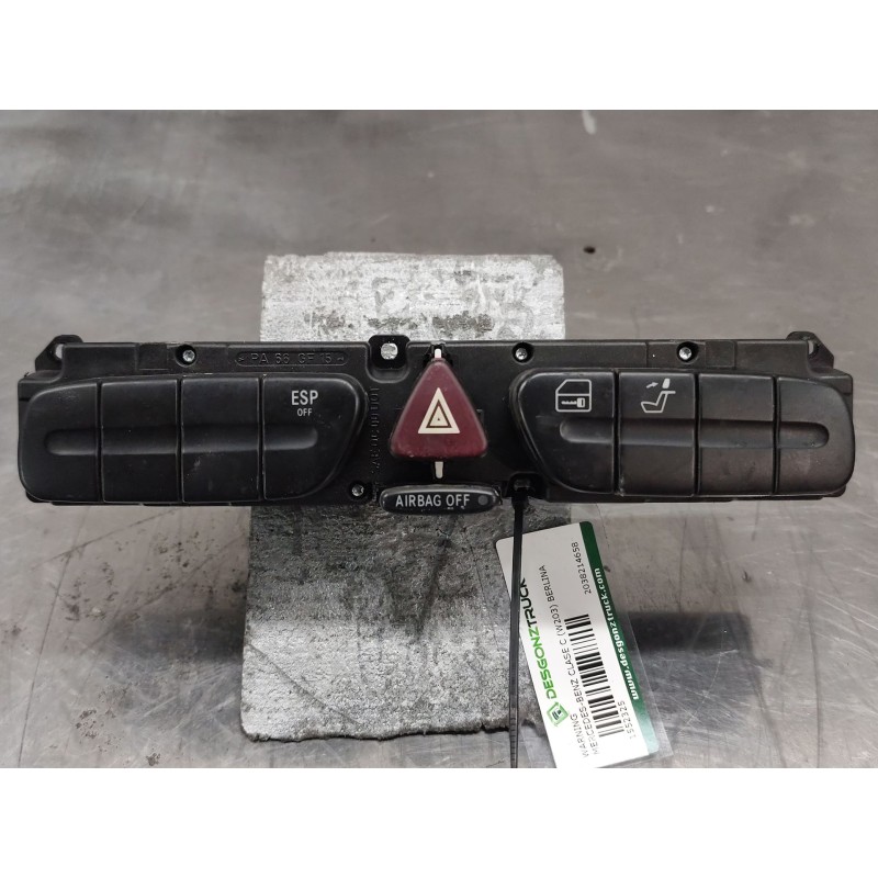 Recambio de warning para mercedes-benz clase c (w203) berlina 220 cdi (203.006) referencia OEM IAM 2038214658  