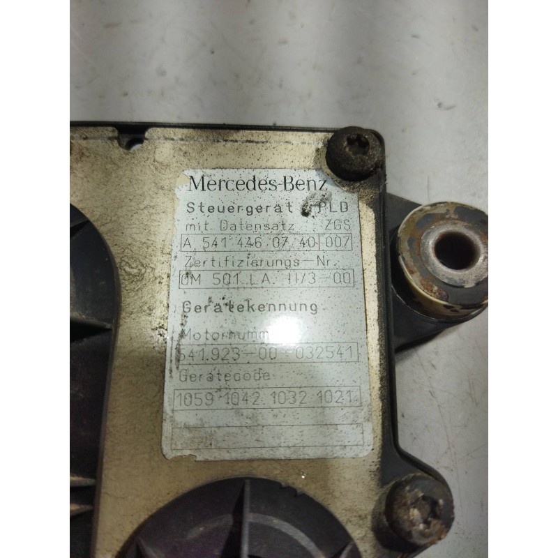 Recambio de centralita motor edc para mercedes-benz actros 2-ejes 6-cil. serie/bm 1840 (4x2) om 501 la megaspace referencia OEM - Blanco 2