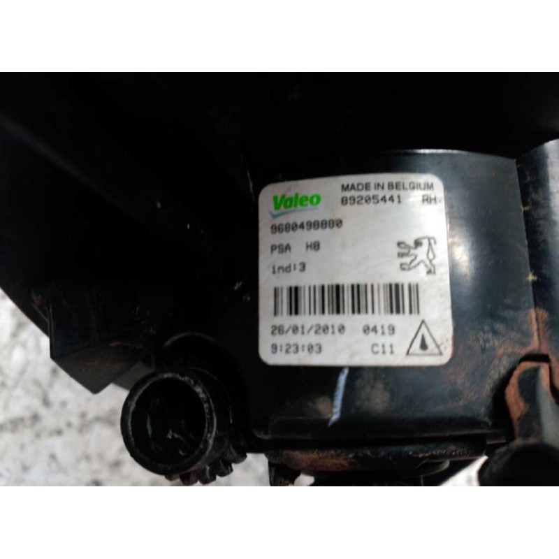 Recambio de faro antiniebla derecho para peugeot 308 confort referencia OEM IAM 4