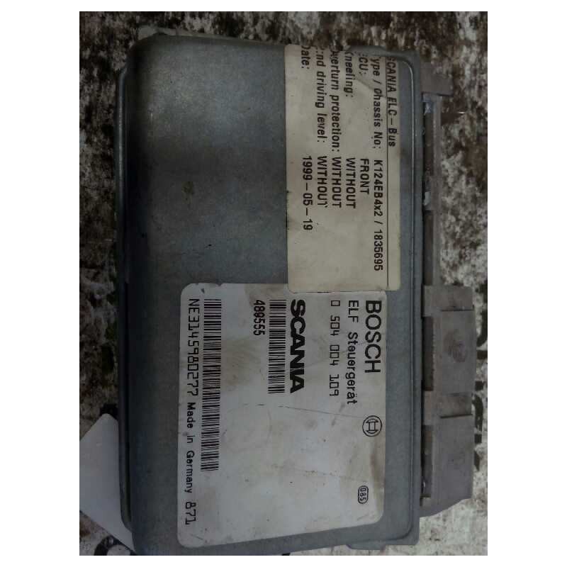 Recambio de modulo electronico para scania trucks serie 4 bus k 124 referencia OEM IAM 0504004109 489555 CENTRALITA ELF - Gris 2
