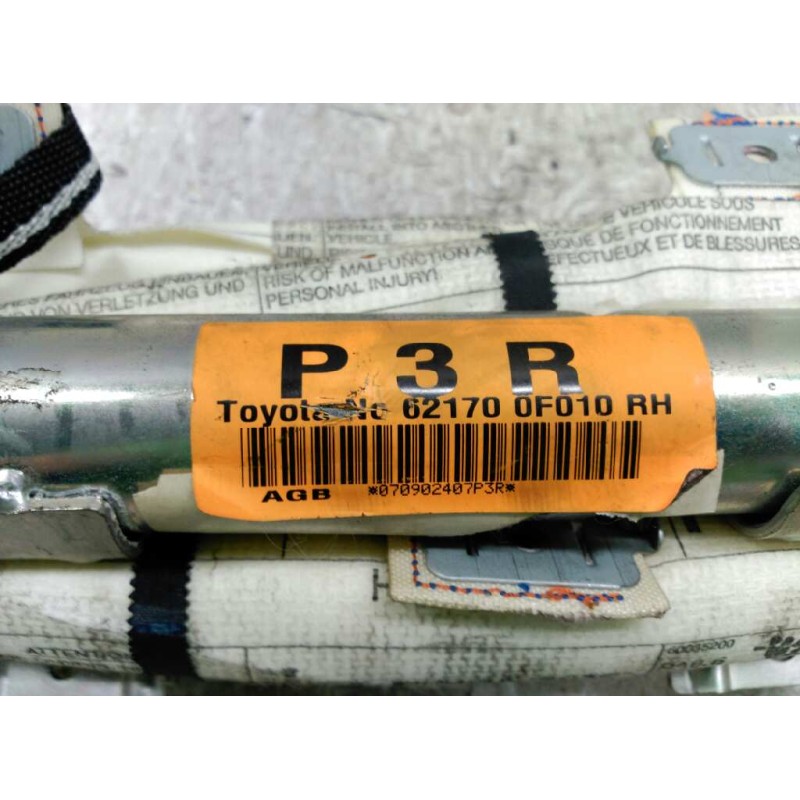 Recambio de airbag cortina delantero derecho para toyota corolla verso (r1) 2.2 d-4d luna referencia OEM IAM 621700F010 - Gris 2