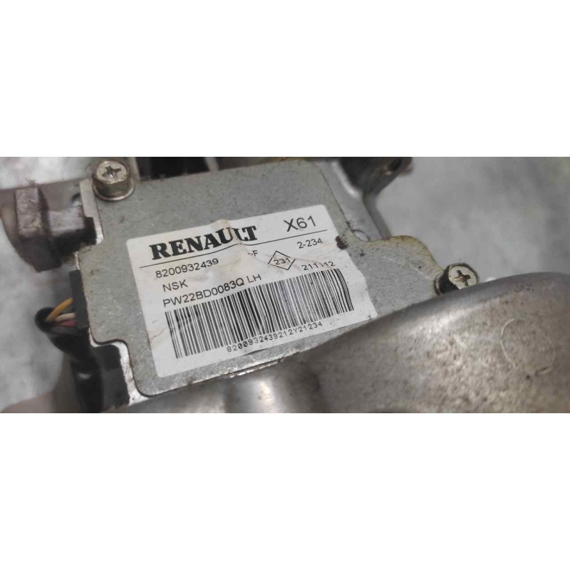 Recambio de columna direccion para renault kangoo profesional referencia OEM IAM 8200932439 - Rojo 4
