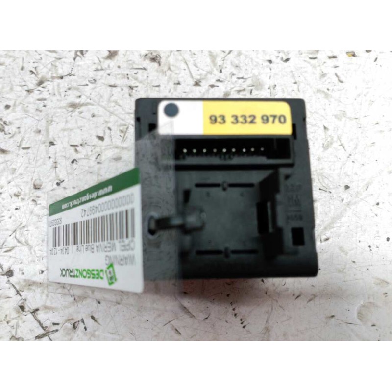 Recambio de warning para opel meriva blue line referencia OEM IAM 93332970 2