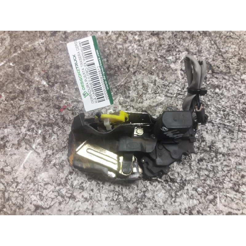 Recambio de cerradura puerta trasera derecha para kia carens 2.0 crdi ex monovolumen referencia OEM IAM  2 PINS - Gris 2