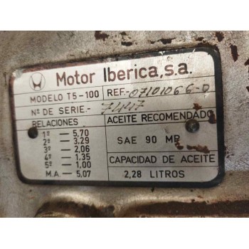 Recambio de caja cambios para nissan trucks l35.08 ...... referencia OEM IAM T5100  