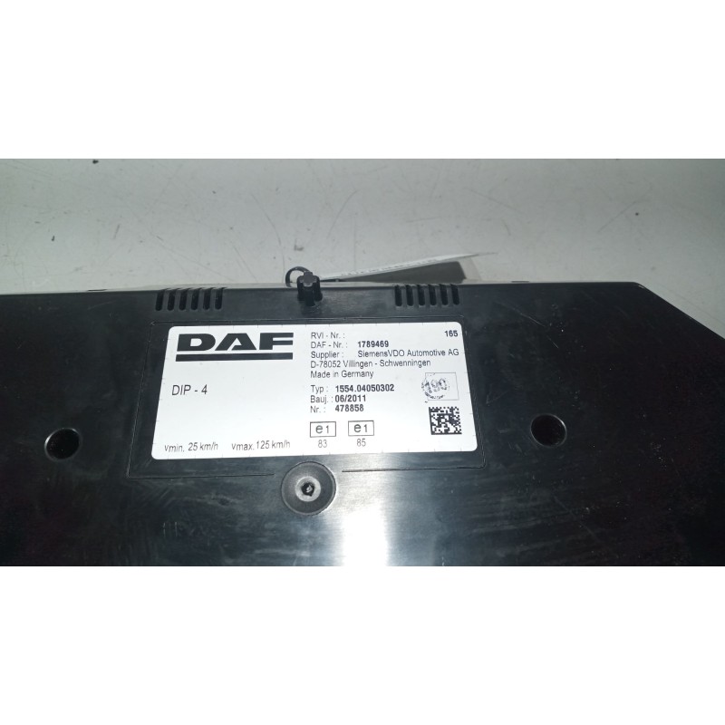 Recambio de cuadro instrumentos para daf serie xf105.510 12.9 diesel referencia OEM IAM 1789469 - Rojo 3