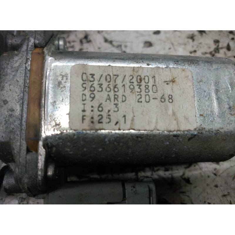 Recambio de elevalunas trasero derecho para peugeot 406 berlina (s1/s2) srdt pack referencia OEM IAM 9636619380 ELECTRICO - Azul 8