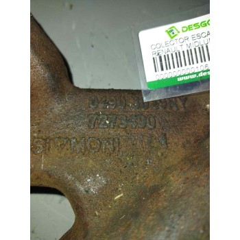 Recambio de colector escape para renault midlum fg xxx.12    e5 corto referencia OEM IAM 7273490  