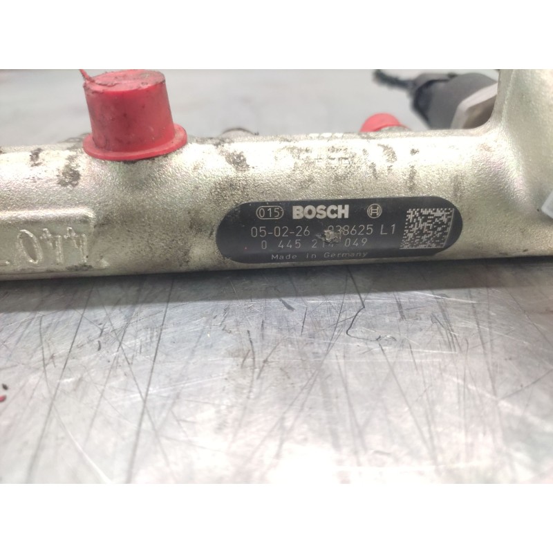 Recambio de rampa inyectora para opel astra h berlina 1.7 16v cdti referencia OEM IAM 0445214049 - Negro 2