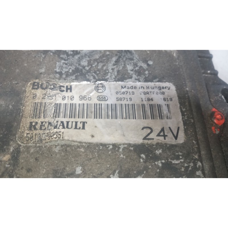 Recambio de centralita motor edc para renault midlum fg 270.12/c e3 cabina para dormir referencia OEM IAM 0281010966 5010550351 2