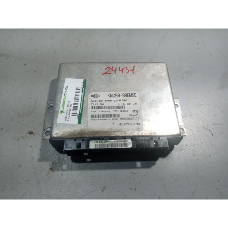 Recambio de modulo electronico para b.m.c. probus 850 referencia OEM IAM 81259356710 CENTRALITA ABS 0486104033