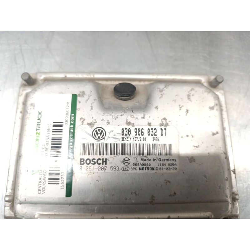 Recambio de centralita motor uce para volkswagen polo berlina (6n1) básico referencia OEM IAM 030906032dt - Azul 3