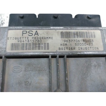 Recambio de centralita motor uce para peugeot 206 berlina referencia OEM IAM 9641815780 9637706180 SAGEM