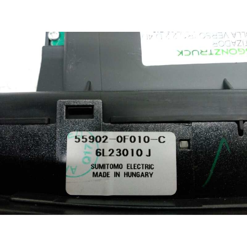 Recambio de mando climatizador para toyota corolla verso (r1) 2.2 d-4d luna referencia OEM IAM 559020F010C 6L23010J - Gris 3