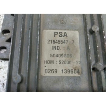 Recambio de centralita motor uce para peugeot 206 berlina referencia OEM IAM 9641815780 9637706180 SAGEM