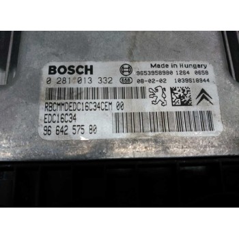 Recambio de centralita motor uce para peugeot 308 confort referencia OEM IAM  0281013332 BOSCH