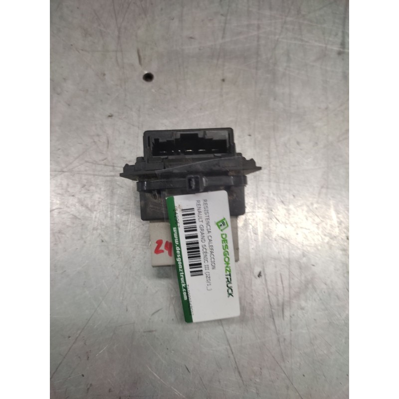 Recambio de resistencia calefaccion para renault grand scénic iii (jz0/1_) 1.5 dci referencia OEM IAM T1000034ZC02  