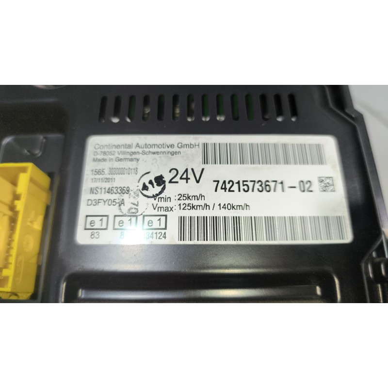 Recambio de cuadro instrumentos para renault magnum ab diesel referencia OEM IAM 7421573671 - Blanco 7
