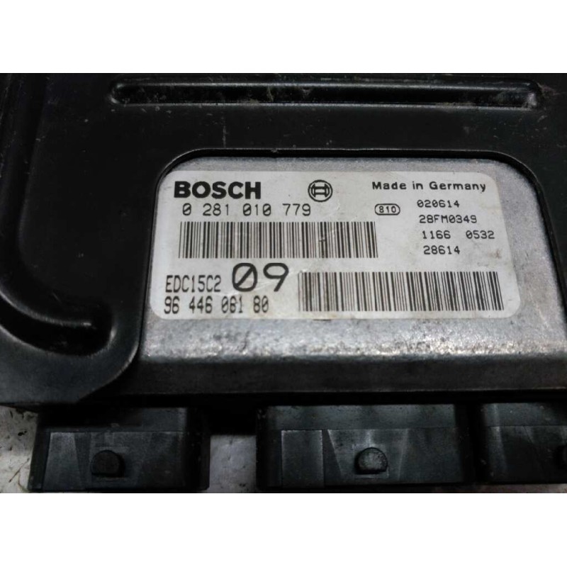 Recambio de centralita motor uce para peugeot 307 (s1) 2.0 hdi fap cat referencia OEM IAM 9644606180 0281010771 BOSCH - Rojo 2