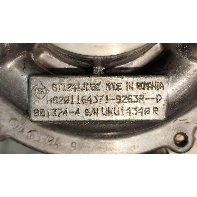 Recambio de turbocompresor para nissan nv200 furgoneta 1.5 dci 90 (m20, m20m) referencia OEM IAM H8201164371 - Blanco 3