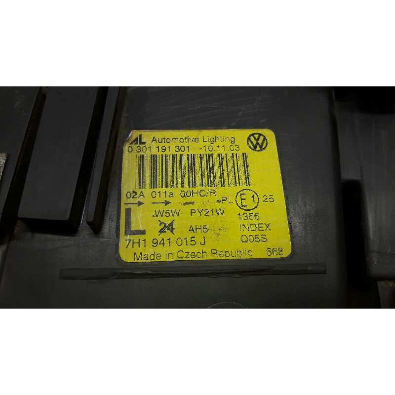 Recambio de faro izquierdo para volkswagen t5 transporter/furgoneta combi city referencia OEM IAM 7H1941015J - Azul 5