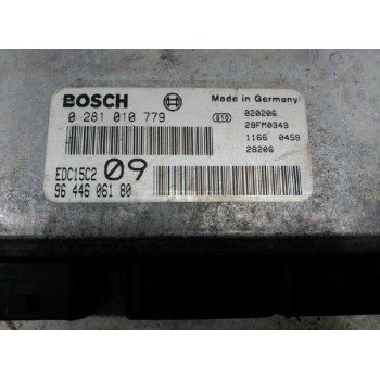 Recambio de centralita motor uce para peugeot 307 (s1) xs referencia OEM IAM 9644606180 0281010779 BOSCH