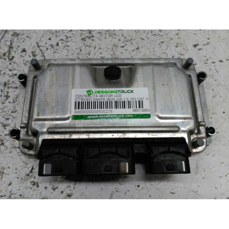 Recambio de centralita motor uce para citroën xsara berlina 1.6 16v cat (nfu / tu5jp4) referencia OEM IAM 9651396380 0261206606 - Blanco