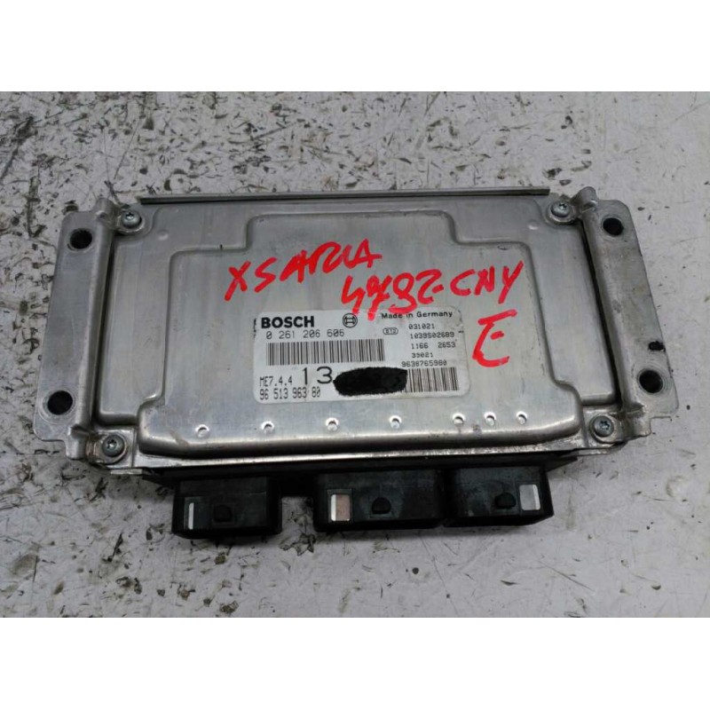 Recambio de centralita motor uce para citroën xsara berlina 1.6 16v cat (nfu / tu5jp4) referencia OEM IAM 9651396380 0261206606 - Blanco 3