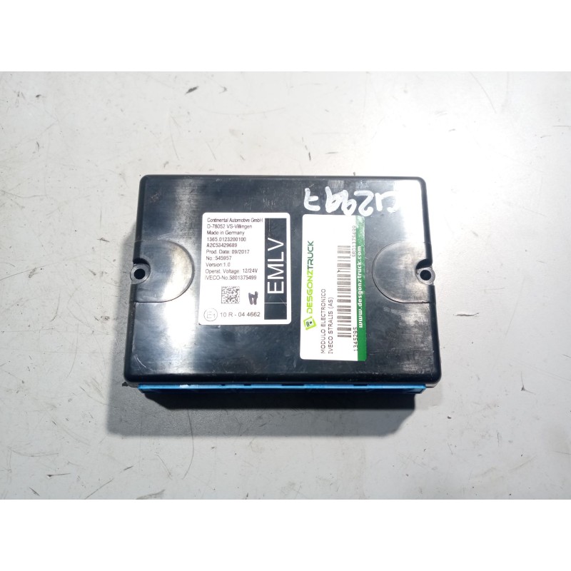 Recambio de modulo electronico para iveco stralis (as) 11.1 diesel referencia OEM IAM 5801375499  