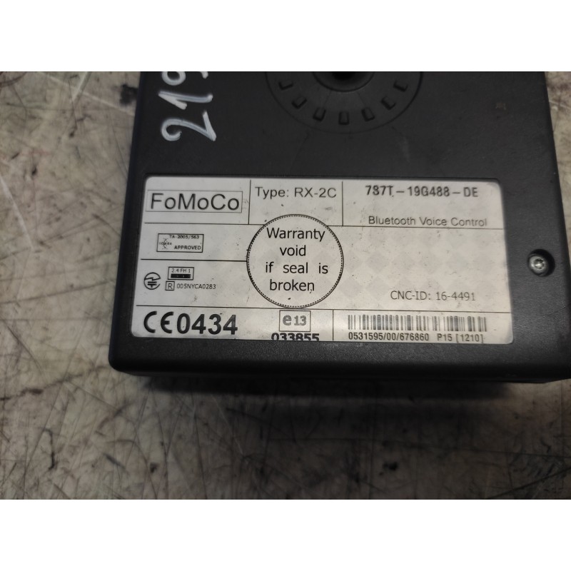 Recambio de modulo electronico para ford transit combi '06 ft 350 largo referencia OEM IAM 7S7T19G488DE - Blanco 3