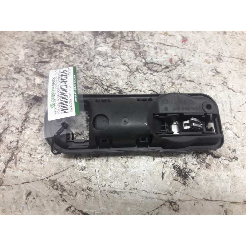 Recambio de maneta interior delantera izquierda para volkswagen golf plus (5m1) bluemotion edition referencia OEM IAM 5M0837197 - Negro 2