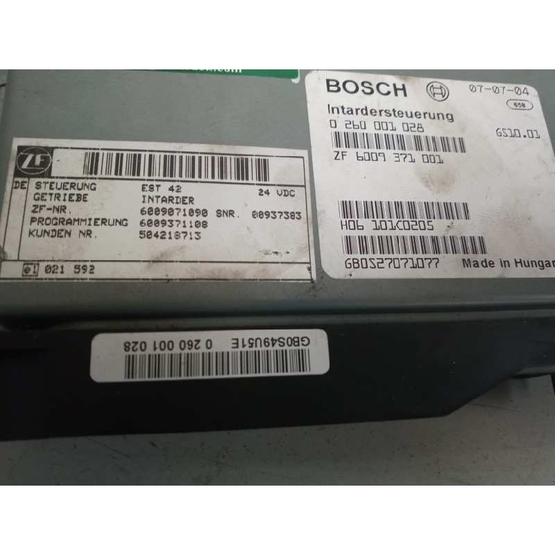 Recambio de modulo electronico para iveco stralis (as) 12.9 diesel referencia OEM IAM 504218713 0260001028 CENTRALITA INTARDER - Rojo 2