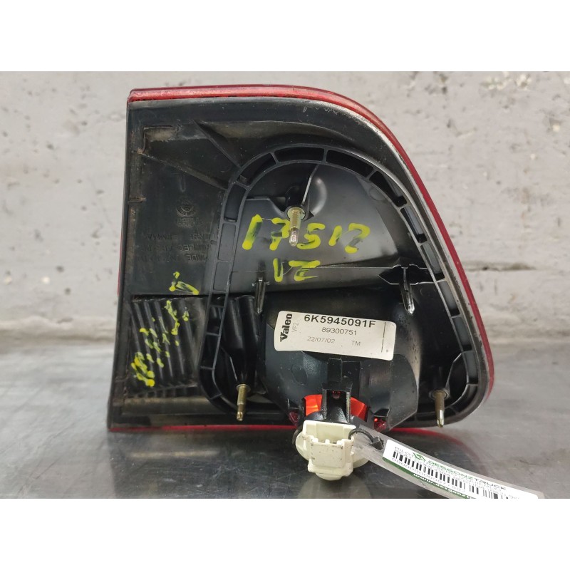 Recambio de piloto trasero izquierdo para seat cordoba berlina (6k2) signo referencia OEM IAM 6K5945091F MALETERO 2