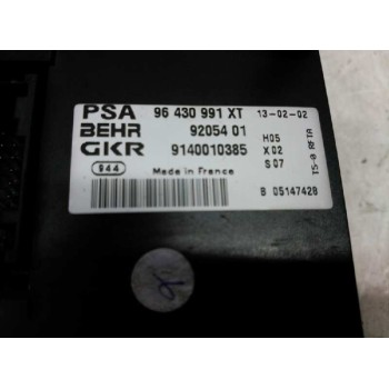Recambio de mando climatizador para peugeot 307 (s1) xs referencia OEM IAM 96430991XT BEHR9205401 GKR9140010385
