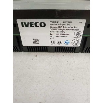 Recambio de cuadro instrumentos para iveco stralis (as) 12.9 diesel referencia OEM IAM 504226365  