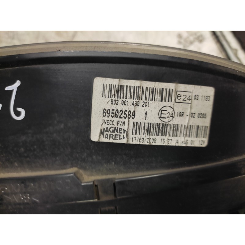 Recambio de cuadro instrumentos para iveco daily combi caja cerrada techo alto 29l... batalla 3000l referencia OEM IAM 695025891 - Rojo 2