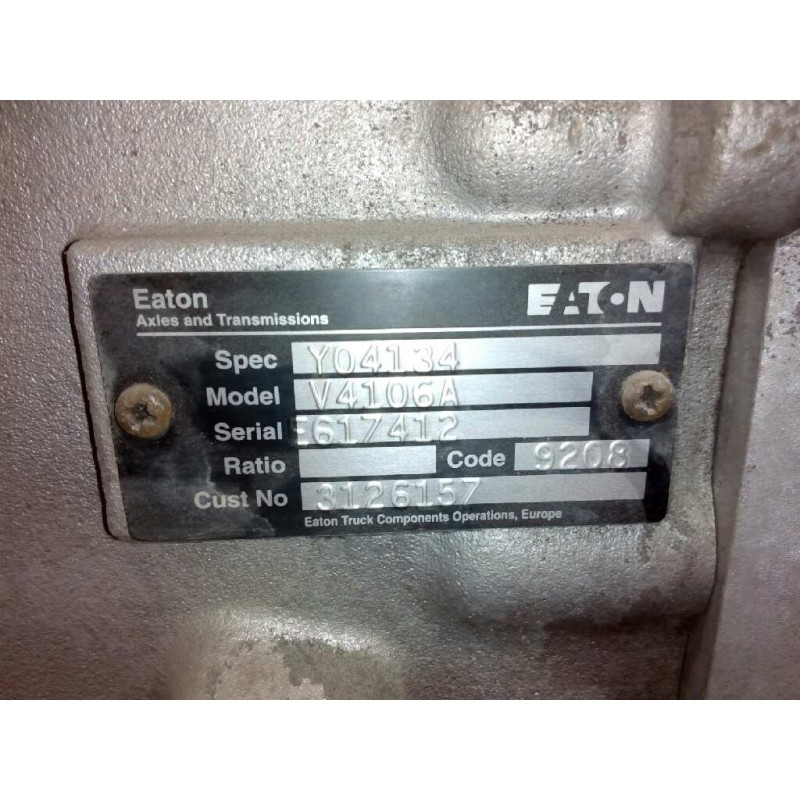Recambio de caja cambios para volvo trucks fl 6 fl 614 (178-180cv) referencia OEM IAM V4106A Y04134 E617412 2