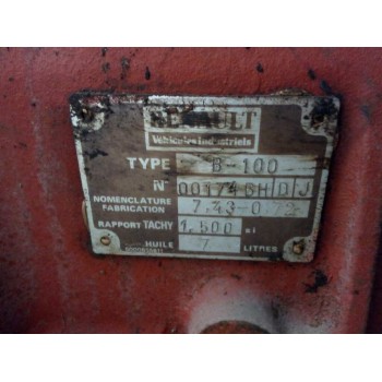 Recambio de caja cambios para renault trucks dg dg 210.20 referencia OEM IAM B100 00174BH 