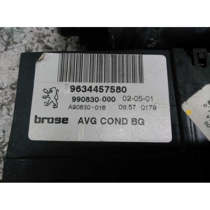 Recambio de motor elevalunas delantero izquierdo para peugeot 307 (s1) xsi referencia OEM IAM 9634457580 3